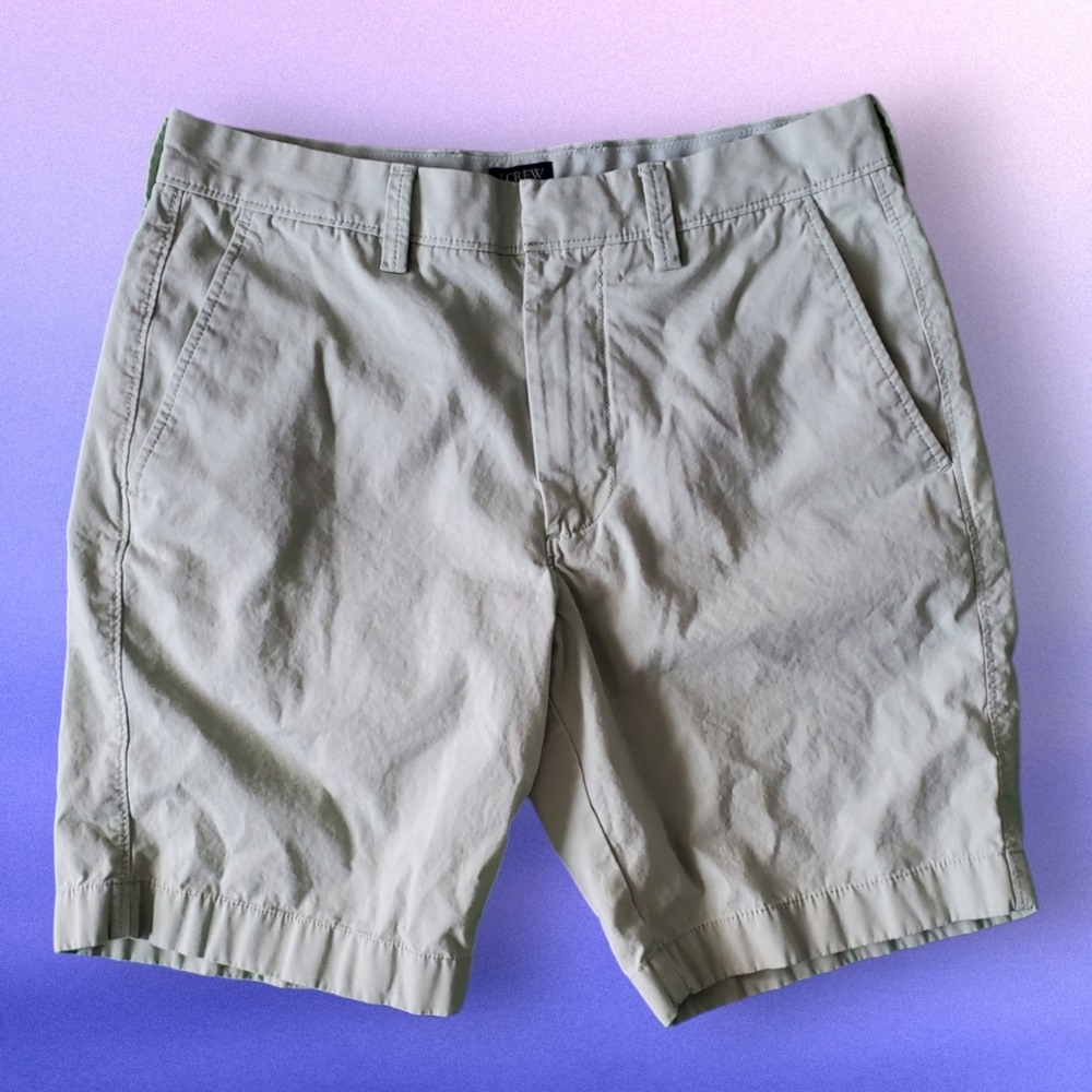 Men's J. Crew Gramercy Bermuda Shorts, Mint Green, Size 31